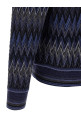 Zigzag pattern sweater Blue Zigzag pattern sweater Blue