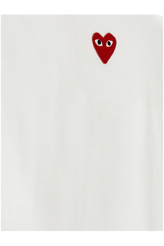 'Heart Patch' T-shirt White 'Heart Patch' T-shirt White