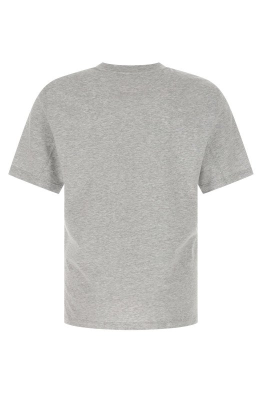 Футболка с логотипом Серый BRUNELLO CUCINELLI M0B138440CGM11 Футболка с логотипом Серый BRUNELLO CUCINELLI M0B138440CGM11