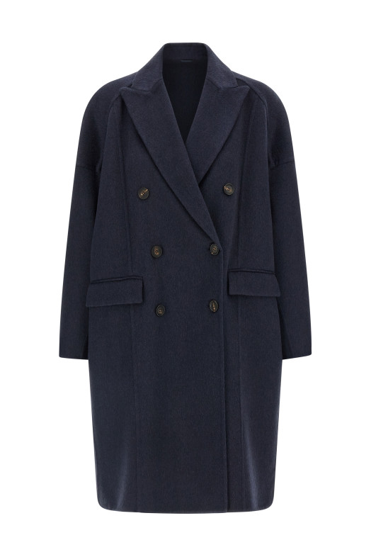 Cashmere coat Blue