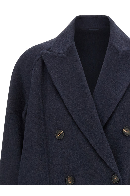 Cashmere coat Blue