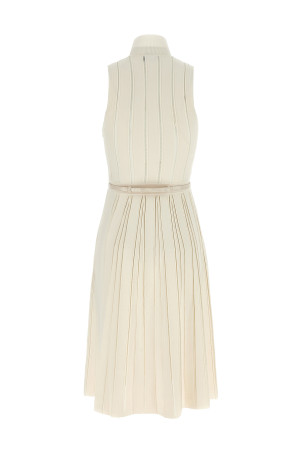 Сукня з ажурною спідницею White ELISABETTA FRANCHI AM02S56E2DZ9 Сукня з ажурною спідницею White ELISABETTA FRANCHI AM02S56E2DZ9