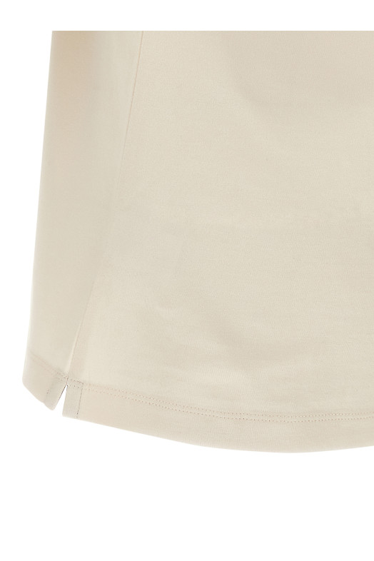 Cotton polo shirt Beige Cotton polo shirt Beige
