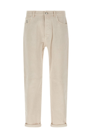 Джинсы Comfort denim Beige BRUNELLO CUCINELLI M237UX1290C7024 Джинсы Comfort denim Beige BRUNELLO CUCINELLI M237UX1290C7024