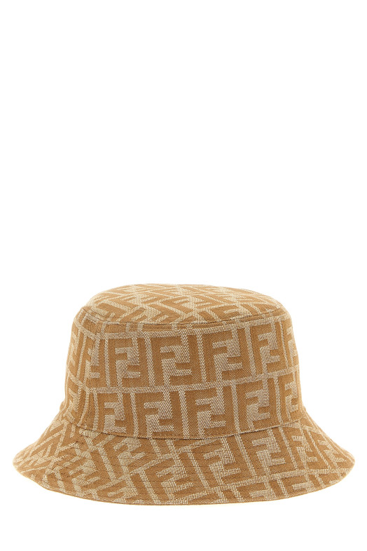 Двостороння капелюх-ковпак Коричневий FENDI FXQ977AVGLF0QB8 Двостороння капелюх-ковпак Коричневий FENDI FXQ977AVGLF0QB8
