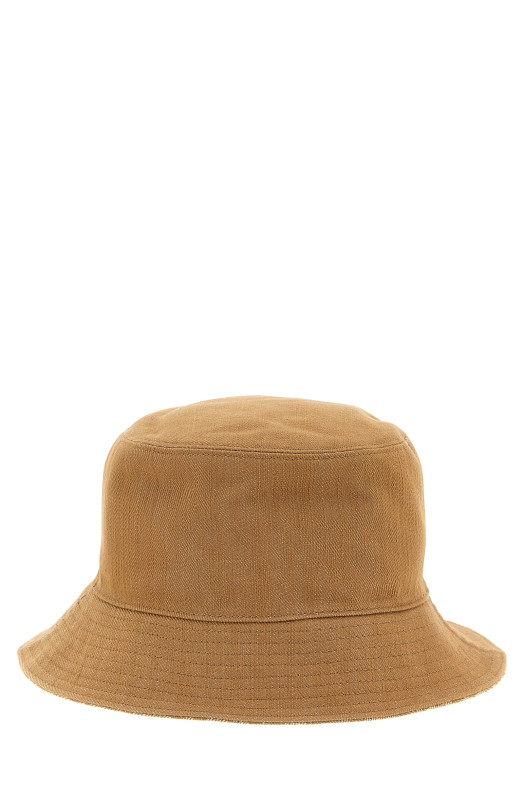 Двостороння капелюх-ковпак Коричневий FENDI FXQ977AVGLF0QB8 Двостороння капелюх-ковпак Коричневий FENDI FXQ977AVGLF0QB8