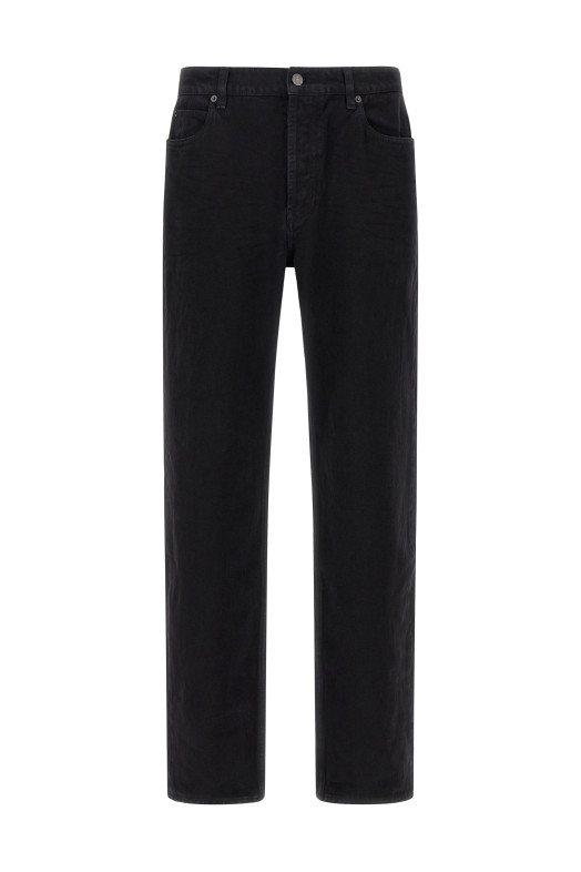 Джинсы из денима черные SAINT LAURENT 837398Y29WA1294 Джинсы из денима черные SAINT LAURENT 837398Y29WA1294