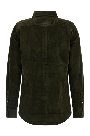 Бархатная рубашка Зеленая POLO RALPH LAUREN 211971526001