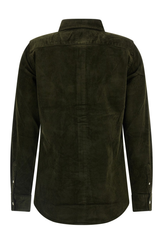 Бархатная рубашка Зеленая POLO RALPH LAUREN 211971526001