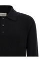 Вовняна сорочка-поло Чорна SAINT LAURENT 846122Y76XM1000 Вовняна сорочка-поло Чорна SAINT LAURENT 846122Y76XM1000