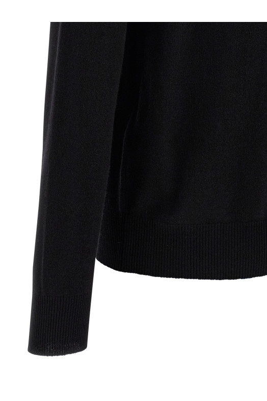 Вовняна сорочка-поло Чорна SAINT LAURENT 846122Y76XM1000 Вовняна сорочка-поло Чорна SAINT LAURENT 846122Y76XM1000