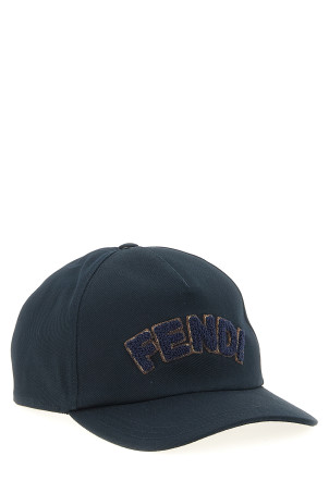 Кепка Fendi з нашивкою, синя FXQ768AVG3F0QG3 Кепка Fendi з нашивкою, синя FXQ768AVG3F0QG3