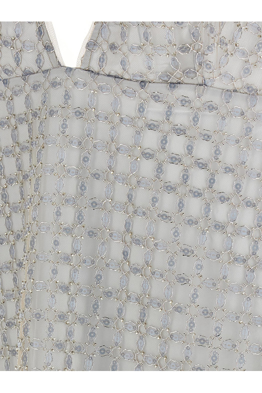 Сукня «Beaded A-Line Mini» бежевого кольору 113710800800 Сукня «Beaded A-Line Mini» бежевого кольору 113710800800