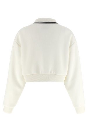 Короткая бомбер-куртка Piquet Белая MIU MIU ML1270SOOO17LNF0009 Короткая бомбер-куртка Piquet Белая MIU MIU ML1270SOOO17LNF0009