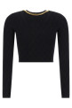 Jewel zip puller cardigan Black Jewel zip puller cardigan Black