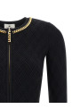Jewel zip puller cardigan Black Jewel zip puller cardigan Black