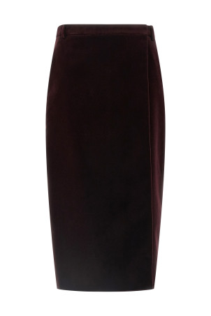 Velvet skirt Bordeaux Velvet skirt Bordeaux
