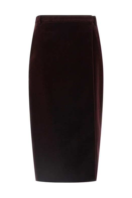 Velvet skirt Bordeaux Velvet skirt Bordeaux