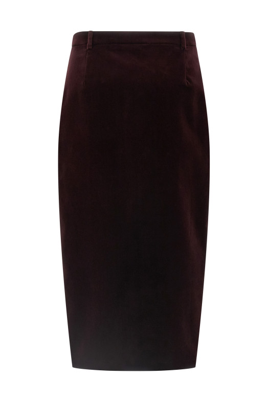 Velvet skirt Bordeaux Velvet skirt Bordeaux