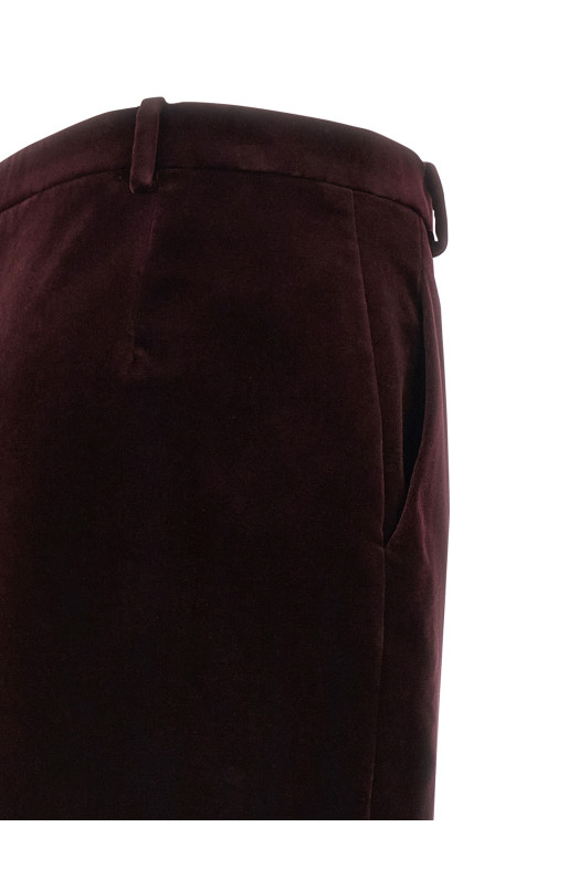 Velvet skirt Bordeaux Velvet skirt Bordeaux