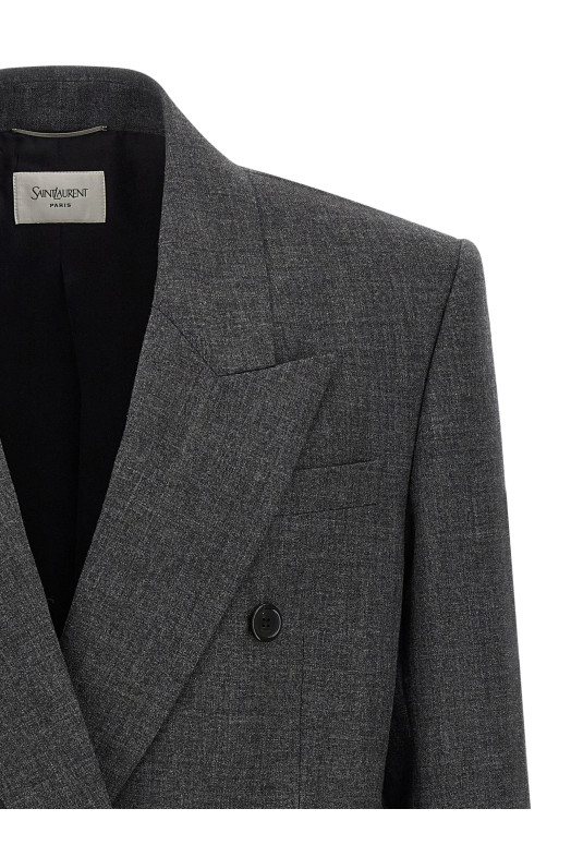 Double-breasted blazer Gray Double-breasted blazer Gray