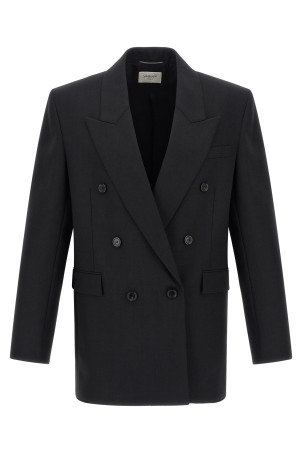 Double-breasted blazer Black