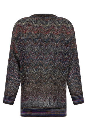 Zigzag pattern cardigan Multicolor Zigzag pattern cardigan Multicolor