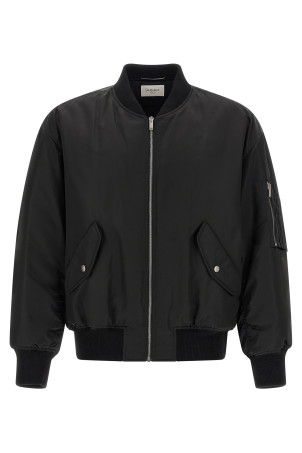 Бомбер Серж Чорний SAINT LAURENT 838713YZ9BV1000 Бомбер Серж Чорний SAINT LAURENT 838713YZ9BV1000