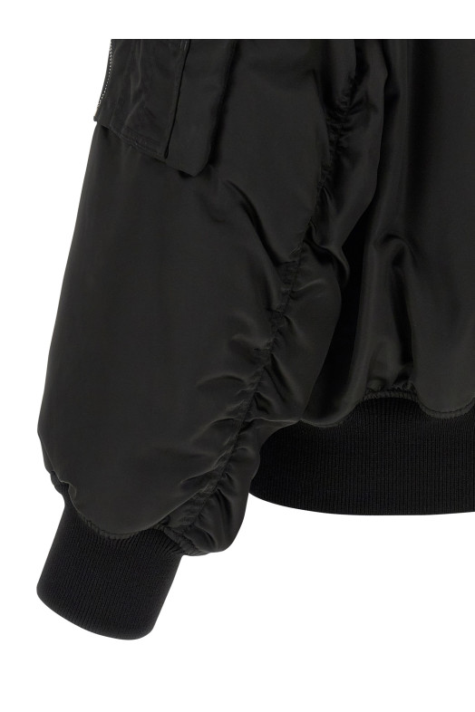 Бомбер Серж Чорний SAINT LAURENT 838713YZ9BV1000