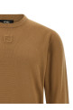 Шерстяной свитер Бежевый FENDI FZX091ASH3F0QU5 Шерстяной свитер Бежевый FENDI FZX091ASH3F0QU5