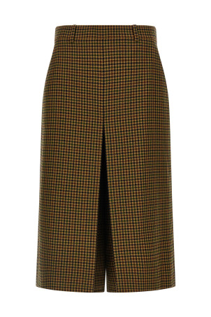 Юбка-брюки в клетку Multicolor SAINT LAURENT 831073Y1M752232 Юбка-брюки в клетку Multicolor SAINT LAURENT 831073Y1M752232