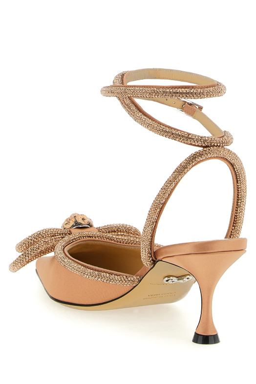 Туфли на каблуке «Double Bow» Розовые PF25S000365CRPGDB Туфли на каблуке «Double Bow» Розовые PF25S000365CRPGDB