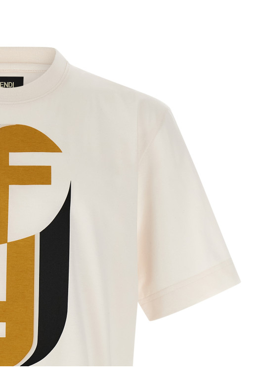 'Fendinity' T-shirt Beige