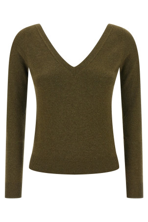 Кашеміровий светр Зелений SAINT LAURENT 808068YALL21333