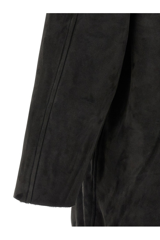 Long sheepskin Black