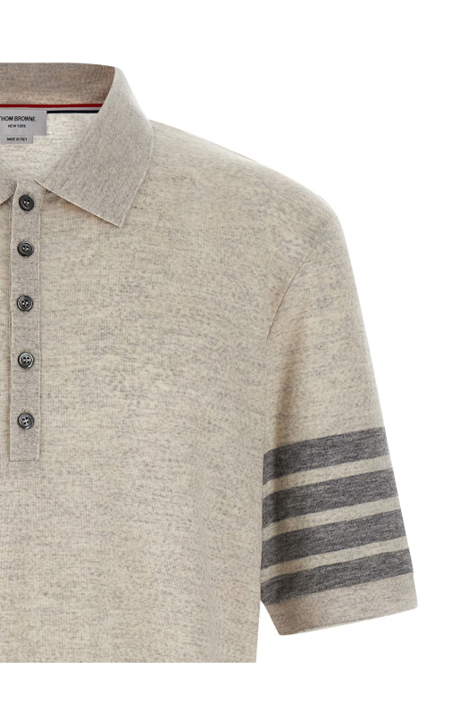 '4Bar' polo shirt Gray