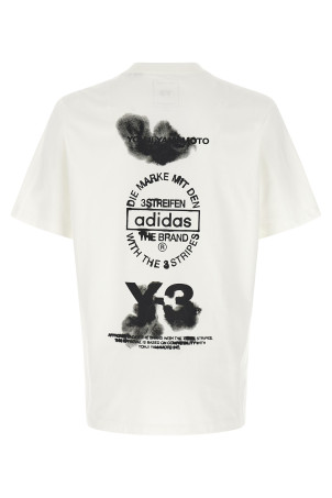 Футболка «Y-3 Graphic» черно-серая JZ0712WHITE Футболка «Y-3 Graphic» черно-серая JZ0712WHITE
