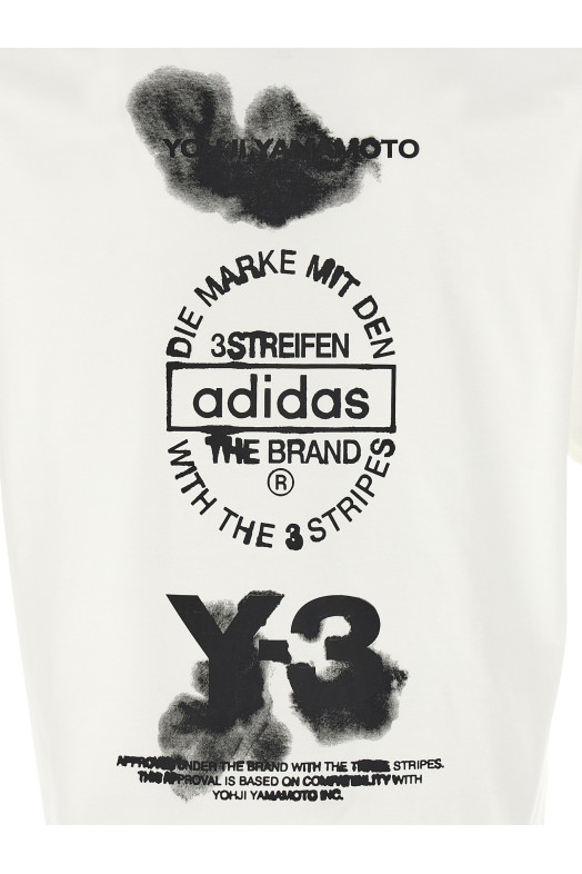 'Y-3 Graphic' T-shirt Black-grey 'Y-3 Graphic' T-shirt Black-grey