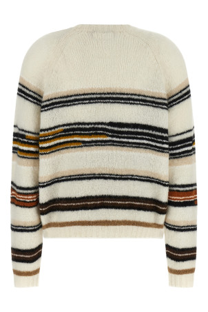 Светр з інтарсією у смужку Білий MISSONI DS25WN0WBK01C5SM9SW Светр з інтарсією у смужку Білий MISSONI DS25WN0WBK01C5SM9SW