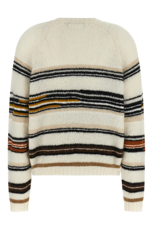 Светр з інтарсією у смужку Білий MISSONI DS25WN0WBK01C5SM9SW