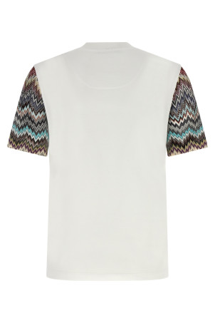 Футболка з рукавами-зміями Біла MISSONI DS25WL05BJ00PIS01IO Футболка з рукавами-зміями Біла MISSONI DS25WL05BJ00PIS01IO