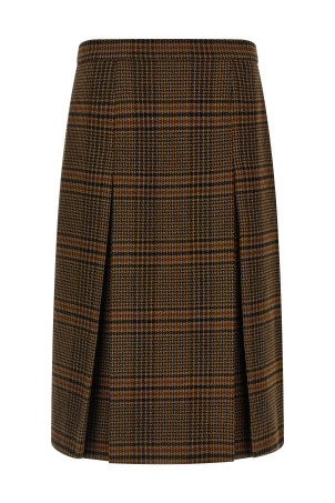 Prince of Wales skirt Brown