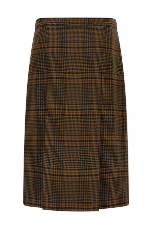Prince of Wales skirt Brown