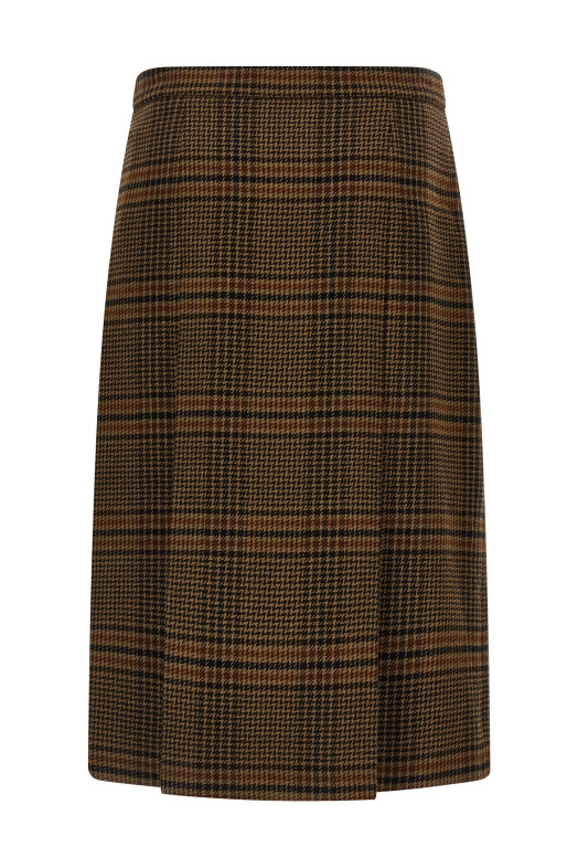 Prince of Wales skirt Brown