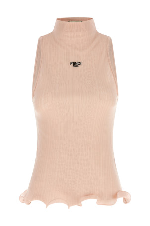 Топ з рюшами Рожевий FENDI FS9740AVFEF1T6T Топ з рюшами Рожевий FENDI FS9740AVFEF1T6T