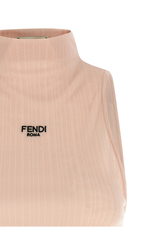 Топ з рюшами Рожевий FENDI FS9740AVFEF1T6T Топ з рюшами Рожевий FENDI FS9740AVFEF1T6T