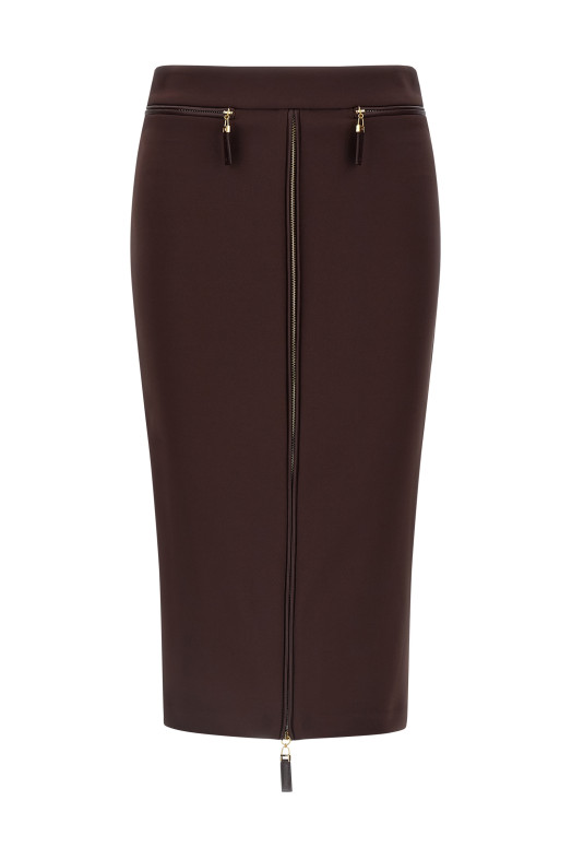 Zip skirt Bordeaux Zip skirt Bordeaux