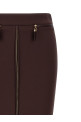 Zip skirt Bordeaux Zip skirt Bordeaux