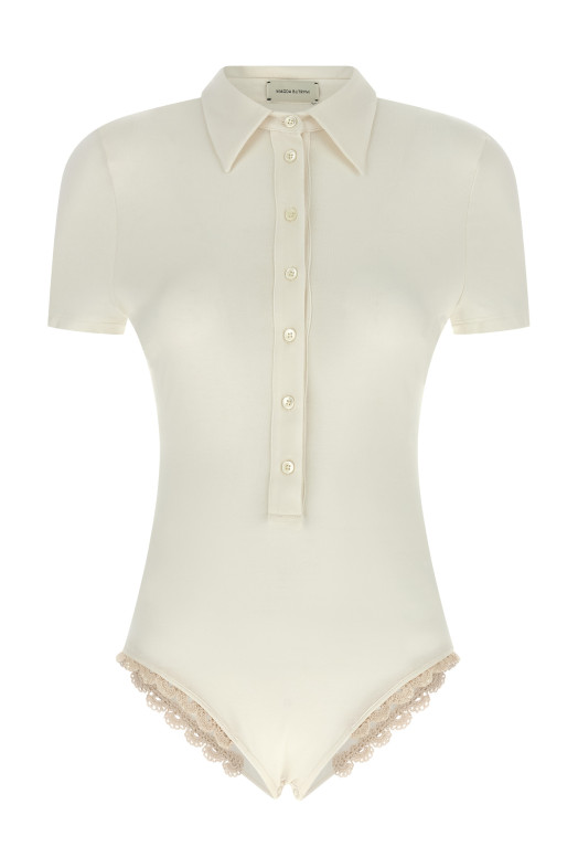 '01' bodysuit White '01' bodysuit White