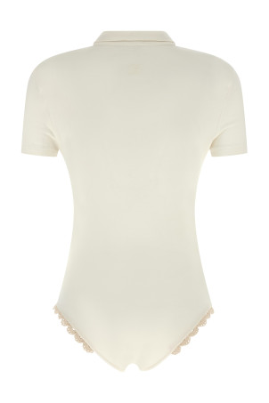 '01' bodysuit White '01' bodysuit White